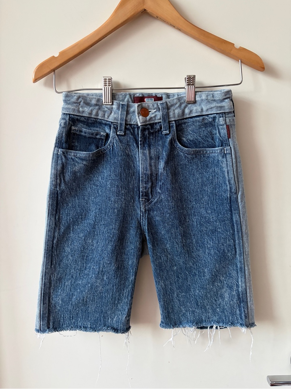 Jordache Two-Tone Blue Denim Shorts